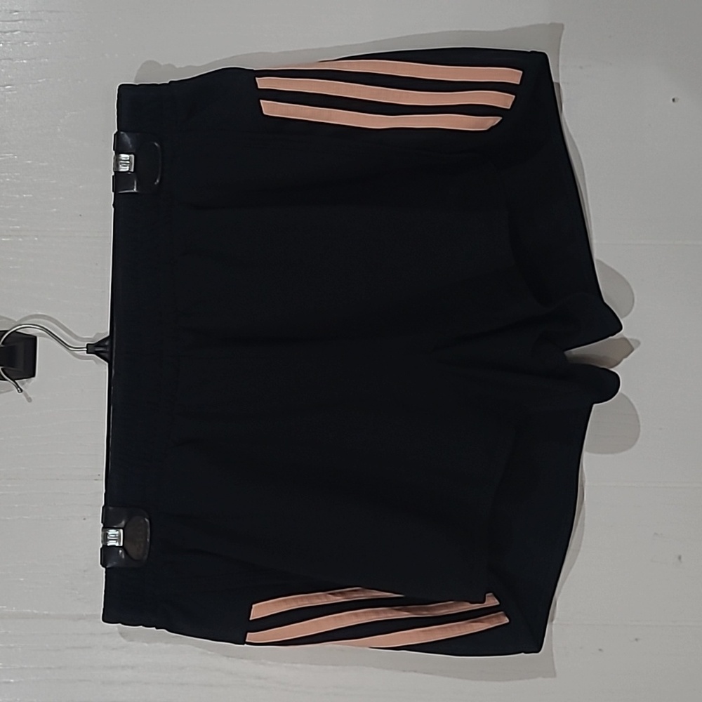 Adidas Womens Climalite Black Pink Athletic Running Shorts Size Large - Picture 6 of 6